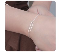 Plain Silver Bracelet BRS-215